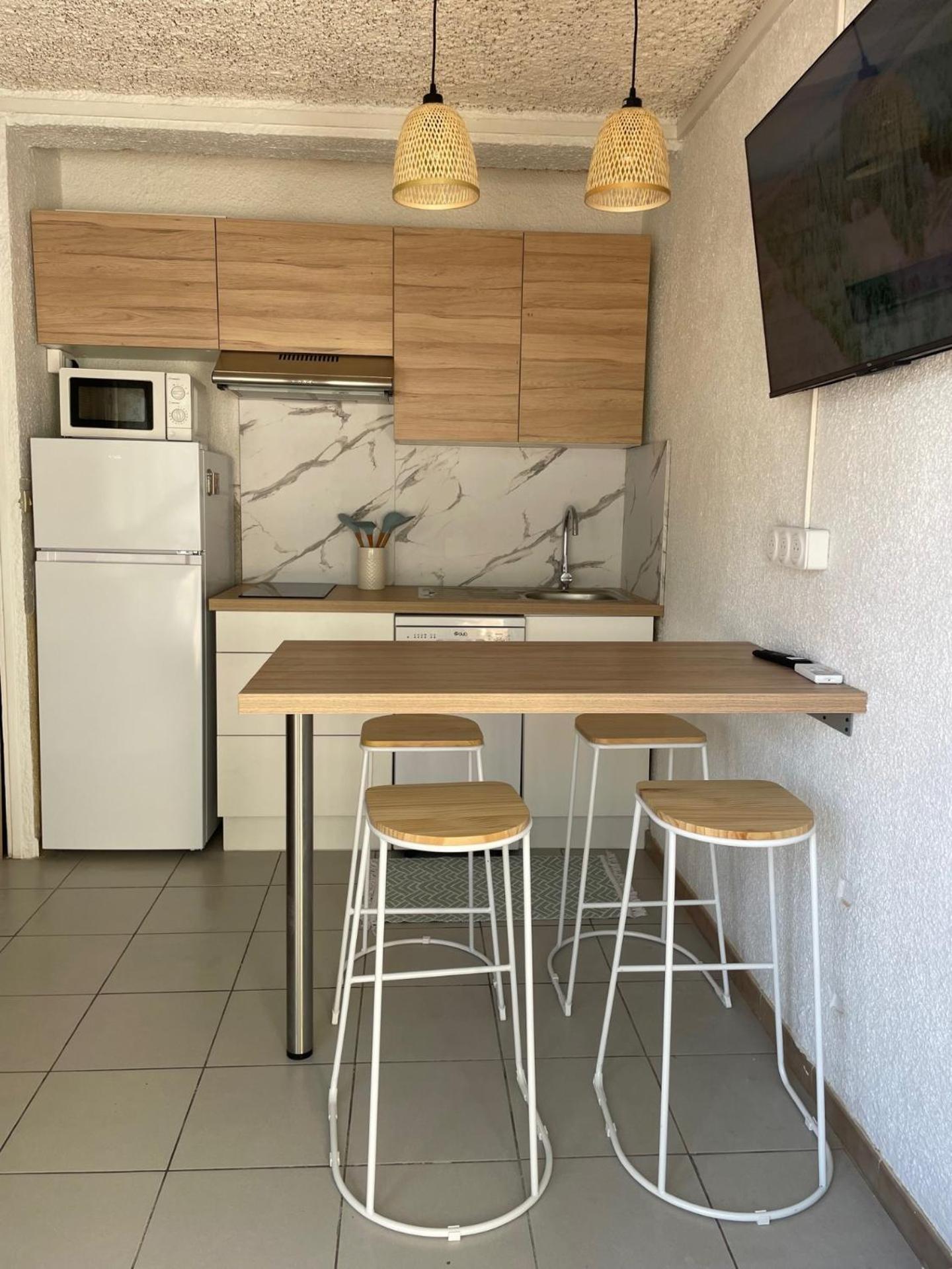 Studio Cosy A 300M De La Mer, Face Aux Festivals, Derriere La Night Life Le Barcarès Kültér fotó